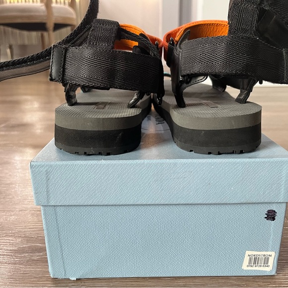 Prada sport nylon printed sandals. - Picture 5 of 6